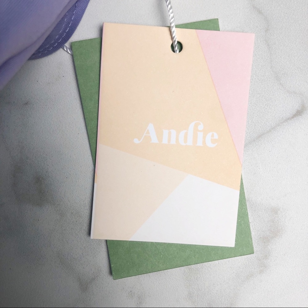 Andie Wynwood Bikini Top Purple Lavender Size L NWT - Picture 6 of 10